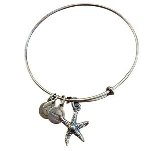 Alex and Ani Silver Starfish Charm Bracelet